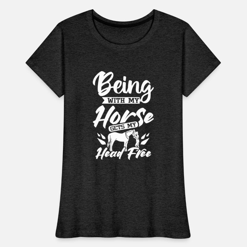 Being with my horse gets my head free