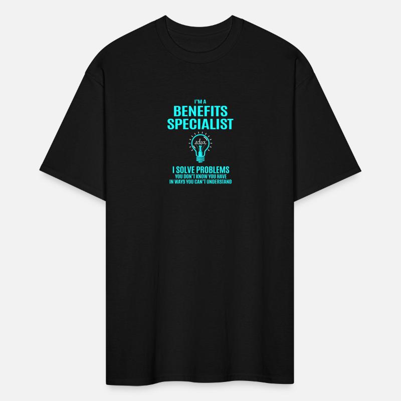 Benefits Specialist T Shirt - I Solve Problems Gif