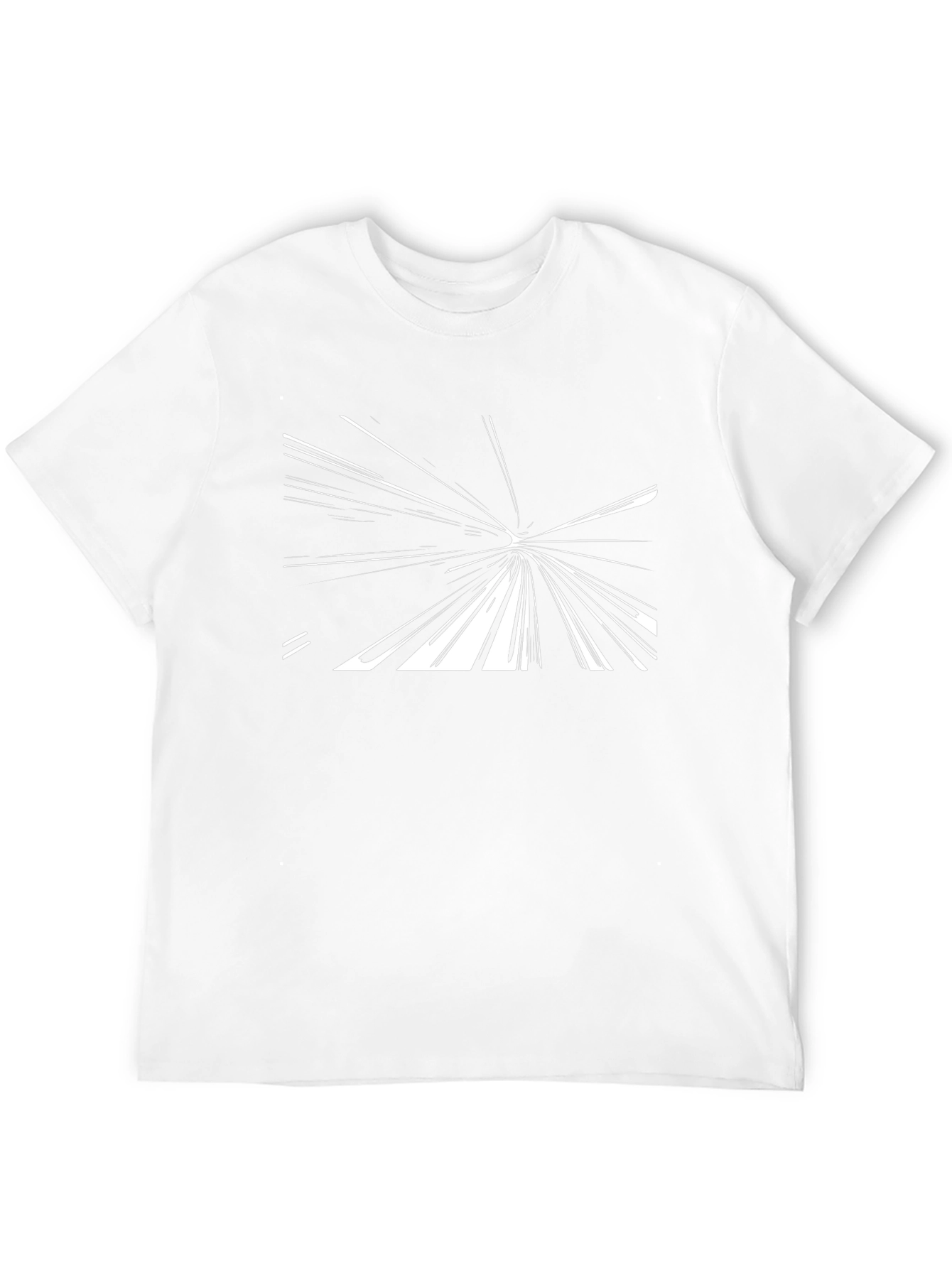 Modern Tunnel Graphic Tee - Black Cotton Blend