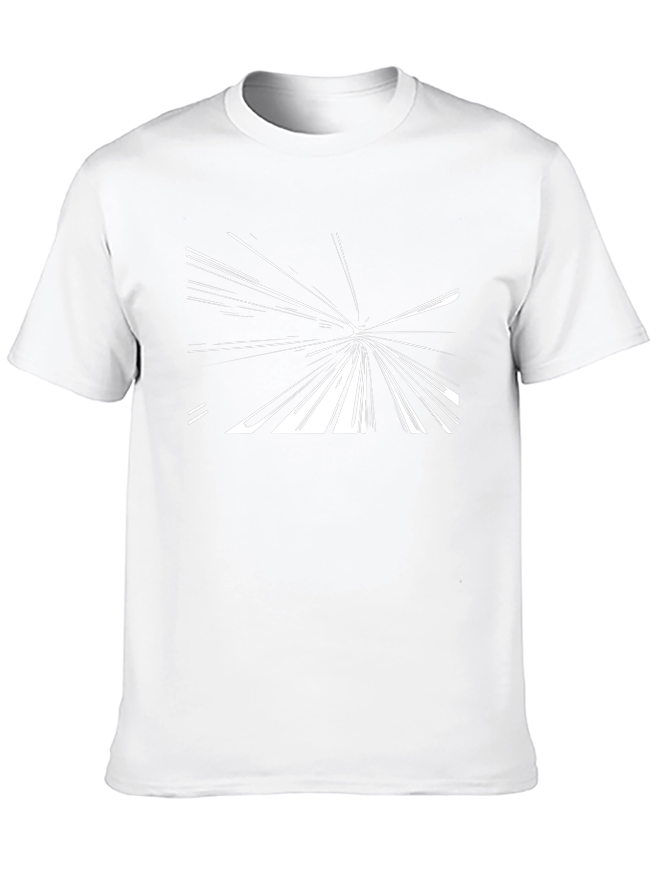 Modern Tunnel Graphic Tee - Black Cotton Blend