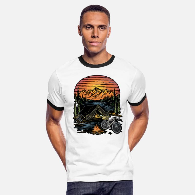 Bicycle Camping Mountains Nature Excursion