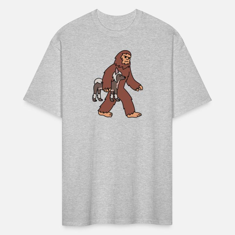 Bigfoot Sasquatch Walking Chinese Crested