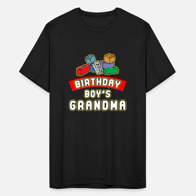 Birthday Boy's Grandma Building Blocks