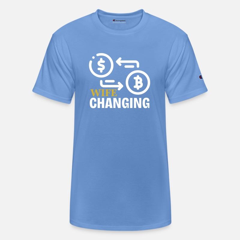 Black and Gold Wife Changing - Bitcoin