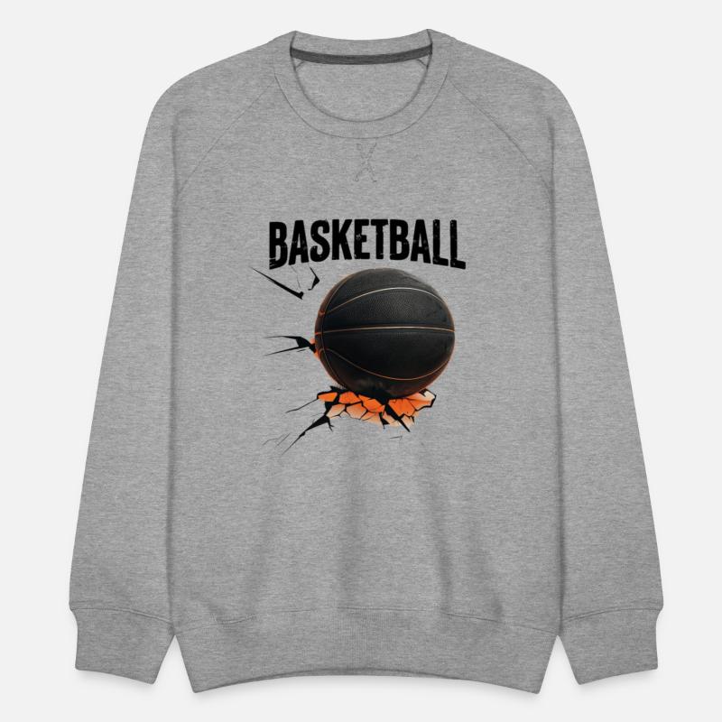 Black Basketball with Cracked Surface