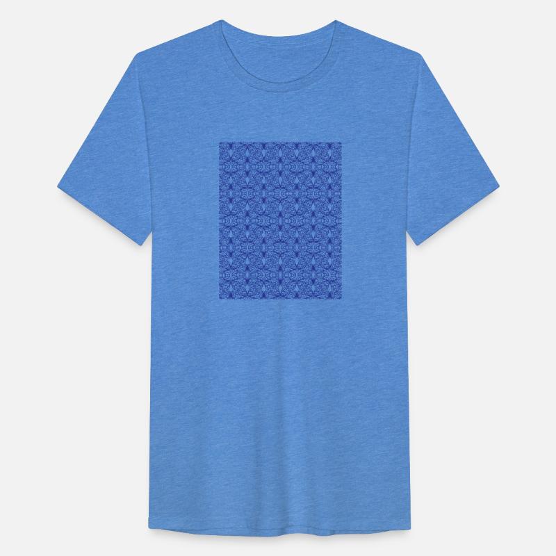 Blue geometric pattern with simple shapes