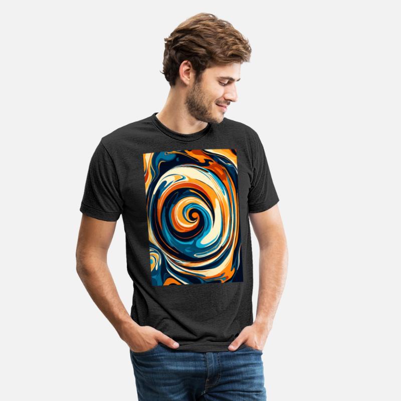 Blue Serenity with Golden Tides