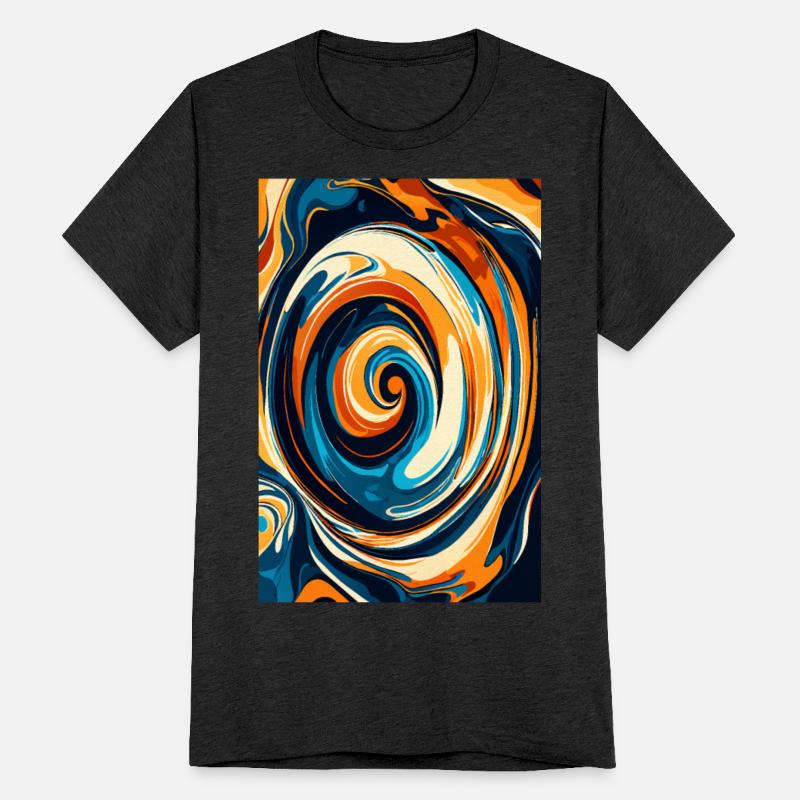 Blue Serenity with Golden Tides