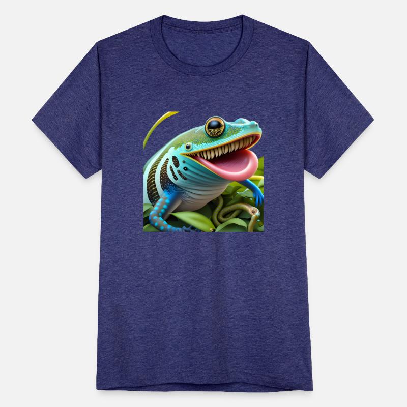 Blue Tongue Skink & Hornworms Design