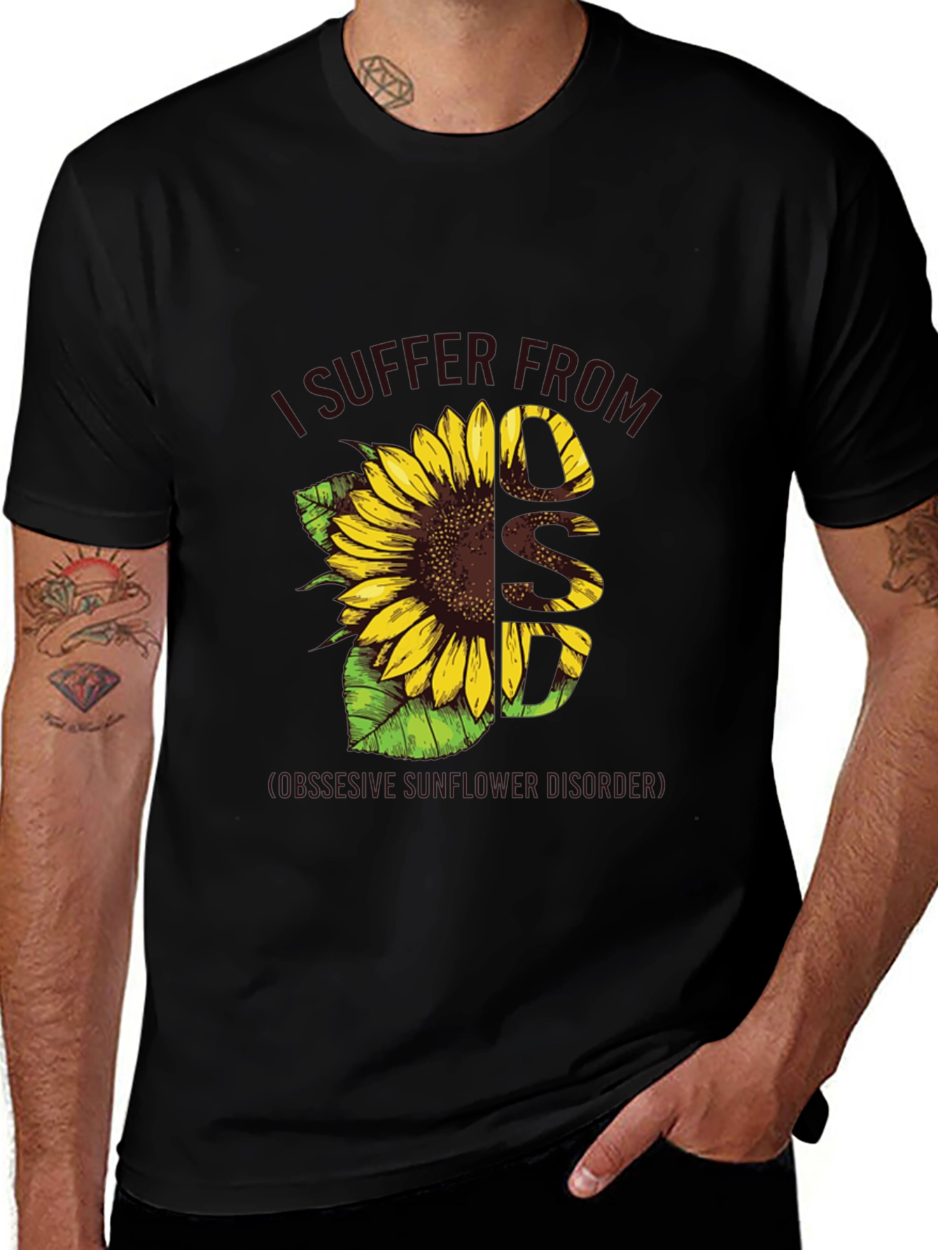 Sunflower Disorder T-Shirt -  Unique Graphic Tee
