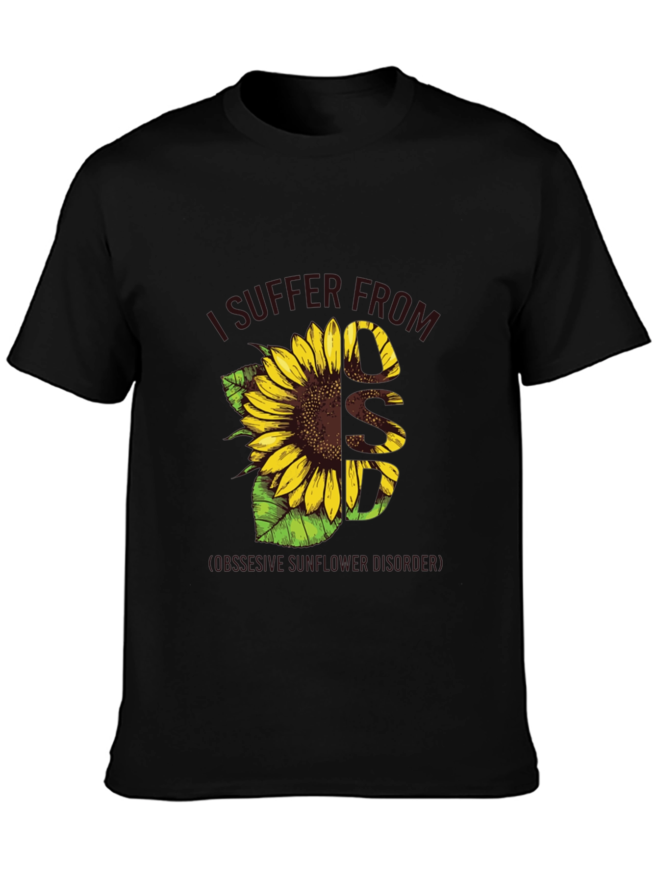 Sunflower Disorder T-Shirt -  Unique Graphic Tee