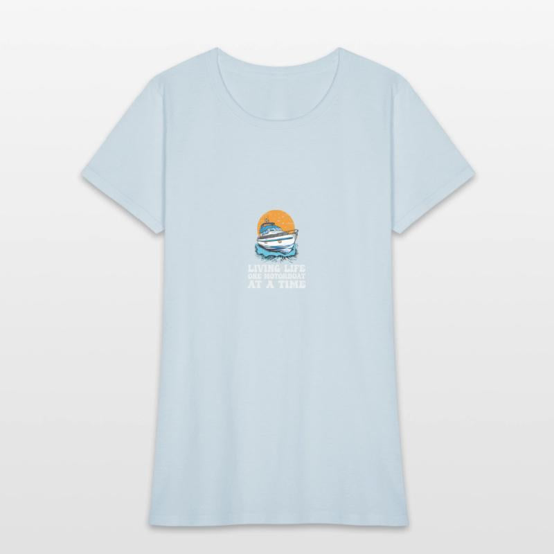 Boating Pontoon Captain Living Life One Motorboat