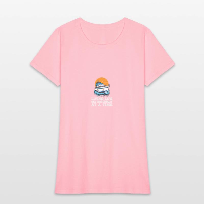 Boating Pontoon Captain Living Life One Motorboat