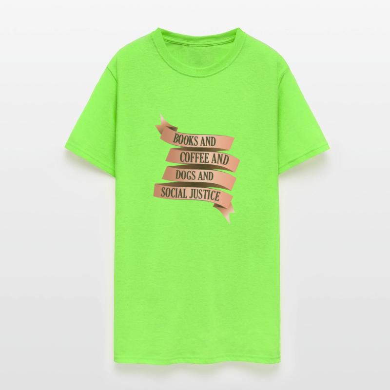 Books And Coffee And Dogs And Social Justice 2p