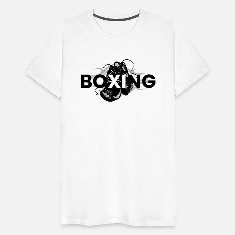 BOXING Gloves black and white Motif