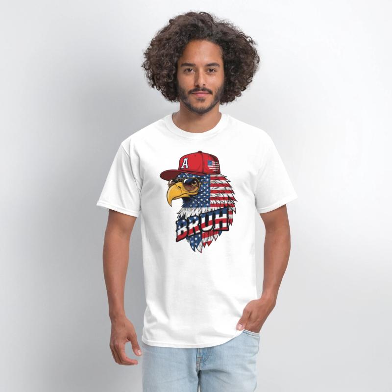 BRUH 4th Of July, Fourth Of July Bald Eagle Shirts