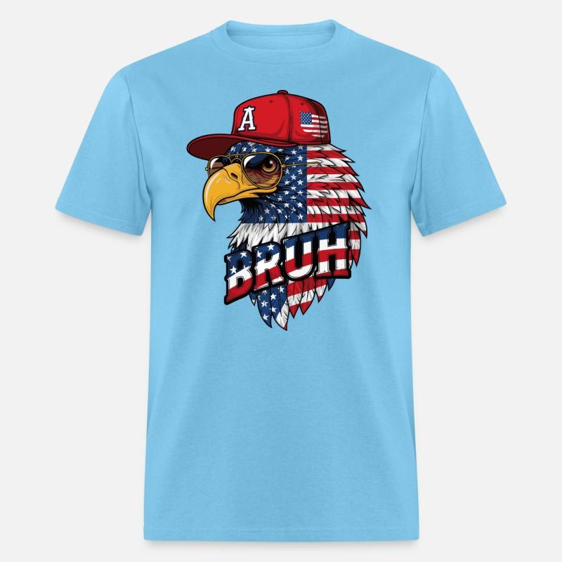 BRUH 4th Of July, Fourth Of July Bald Eagle Shirts
