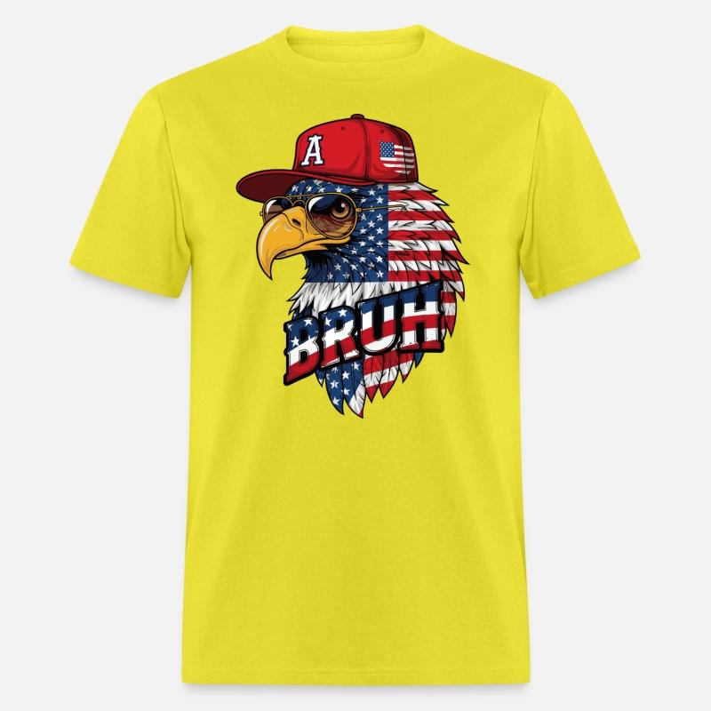 BRUH 4th Of July, Fourth Of July Bald Eagle Shirts