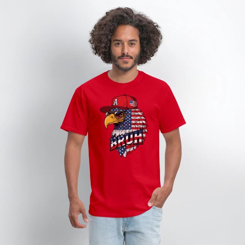 BRUH 4th Of July, Fourth Of July Bald Eagle Shirts