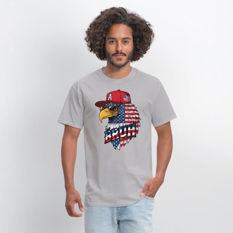 BRUH 4th Of July, Fourth Of July Bald Eagle Shirts