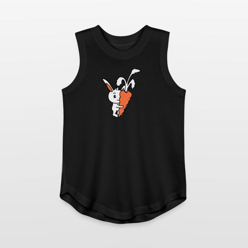 Bunny Big Huge Carrot Love Hunger Tasty Eating Fun