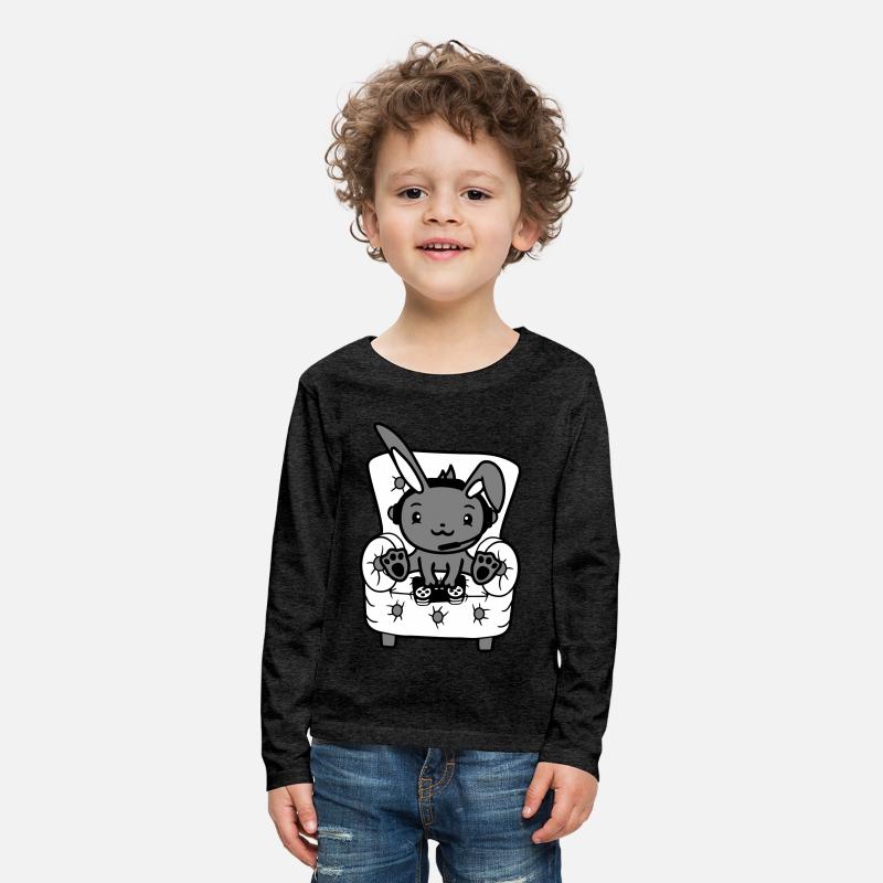 Bunny Plays Controller Console Headset Gamer Nerd