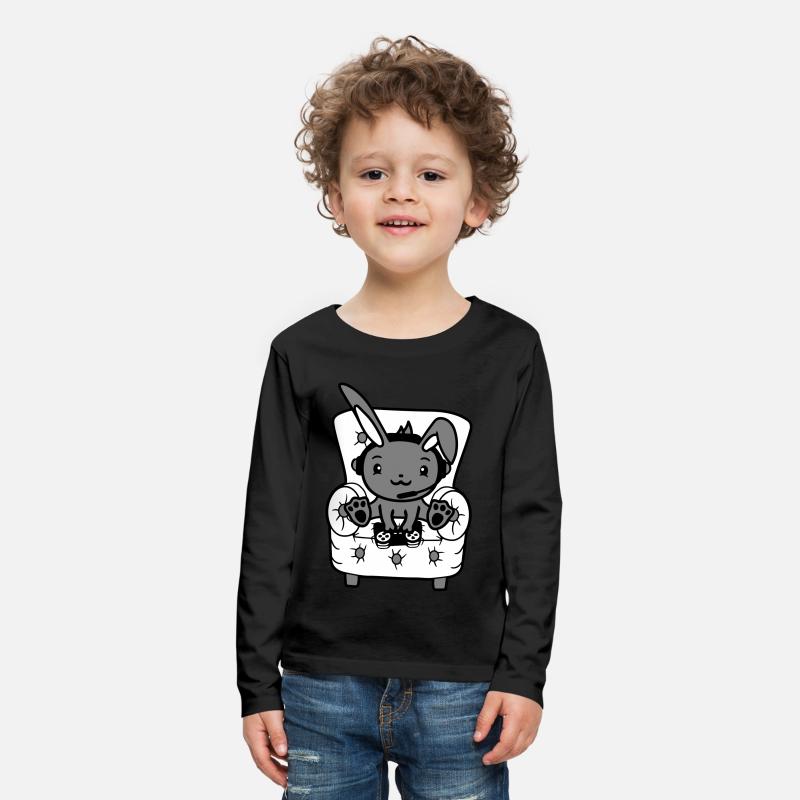 Bunny Plays Controller Console Headset Gamer Nerd