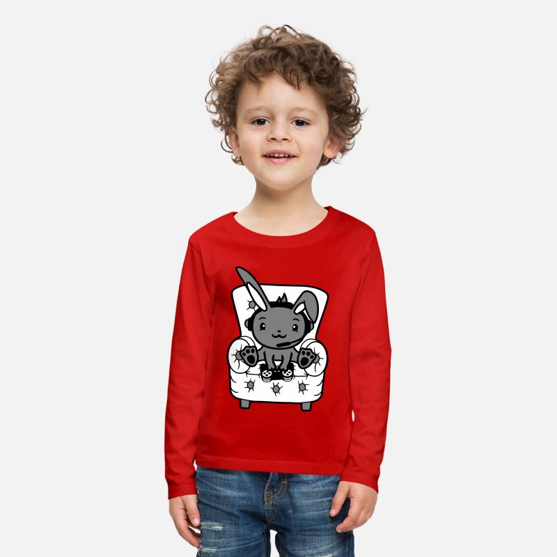 Bunny Plays Controller Console Headset Gamer Nerd