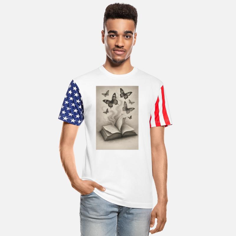 Butterflies from an open book