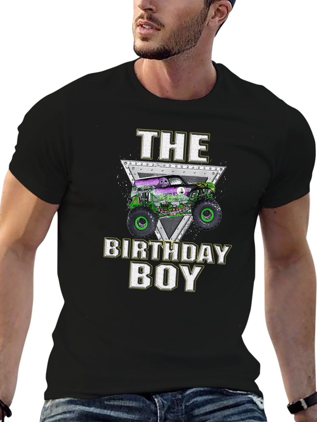 Monster Truck Birthday Boy T-Shirt