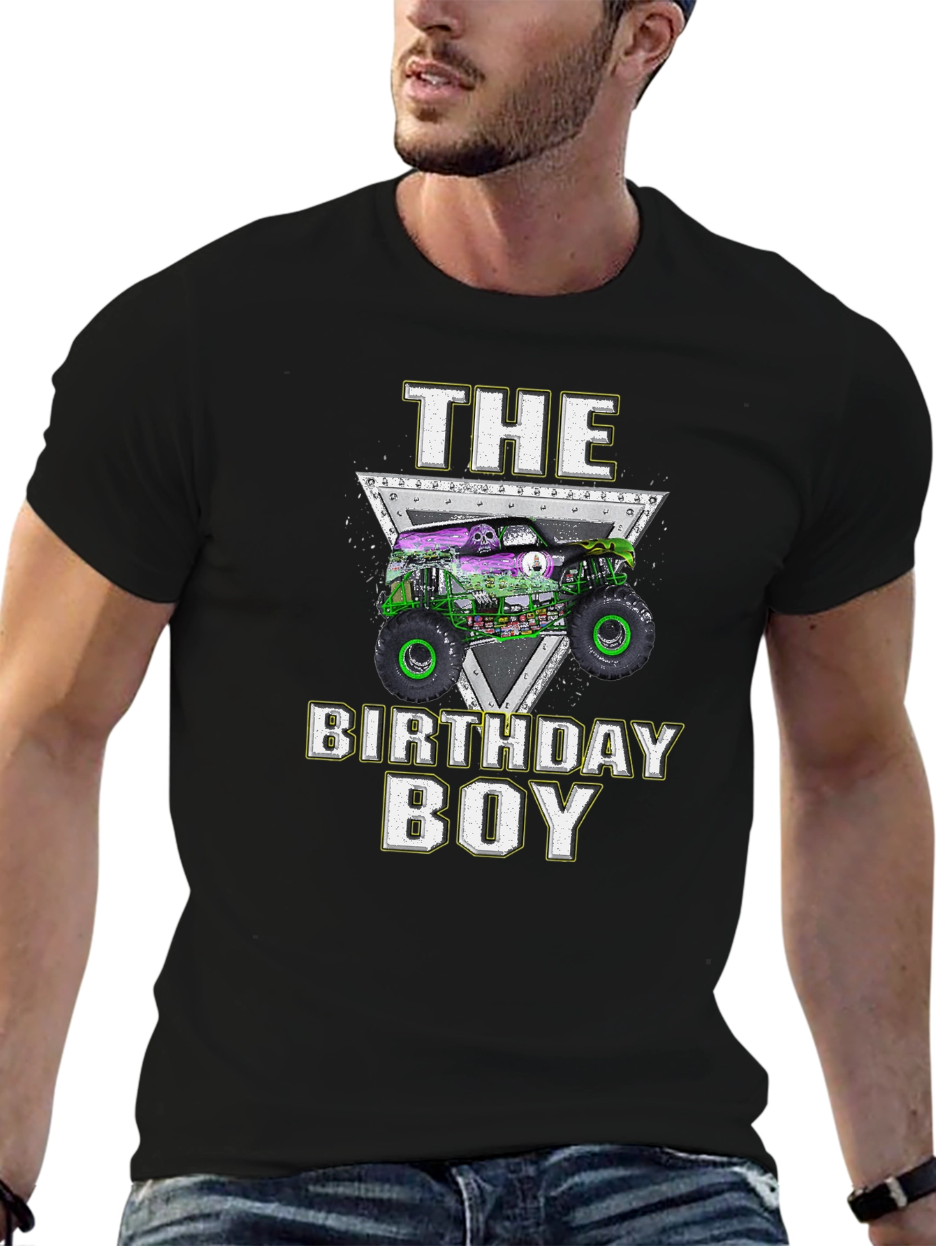 Monster Truck Birthday Boy T-Shirt