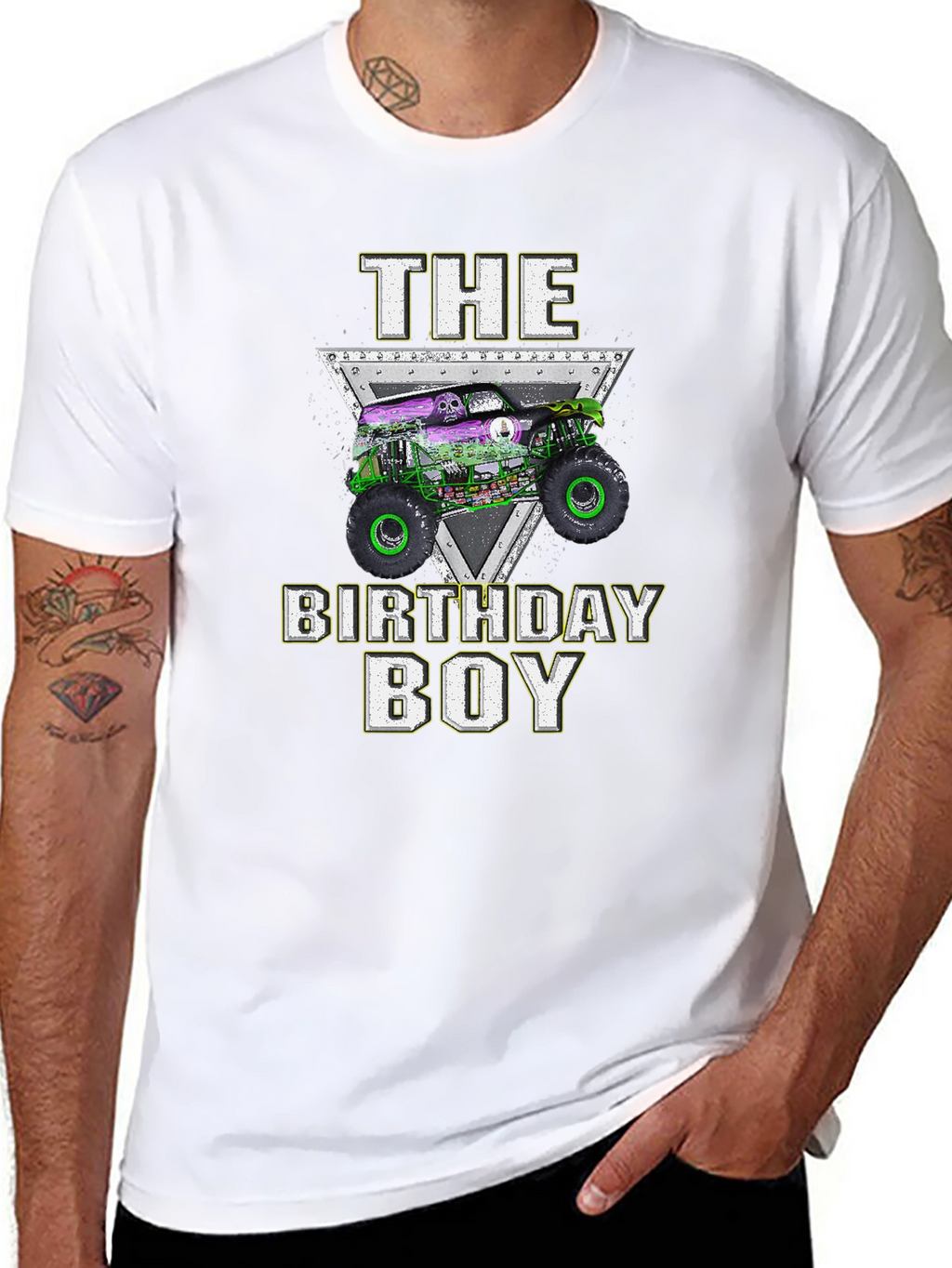 Monster Truck Birthday Boy T-Shirt