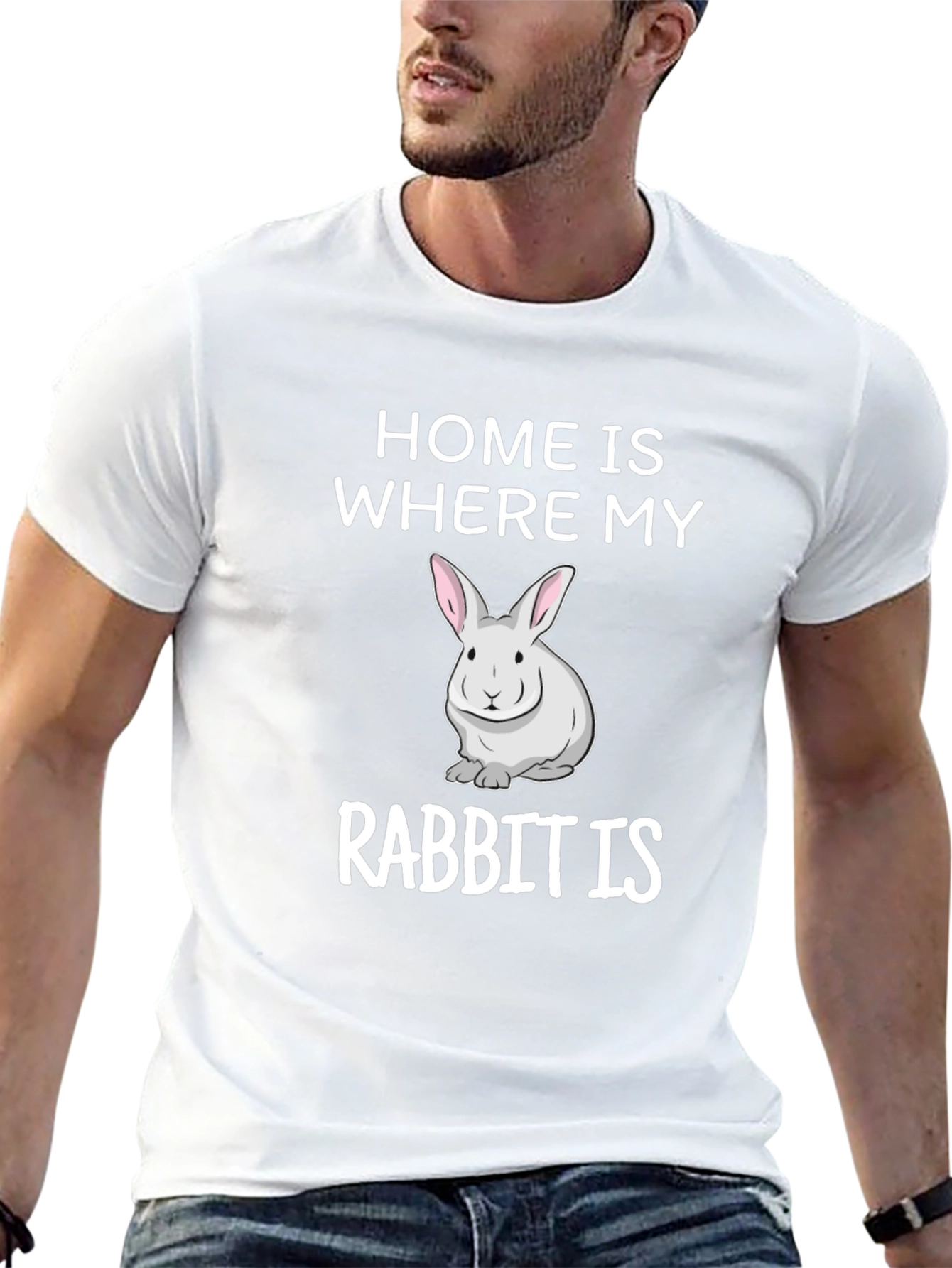 Home is Where My Rabbit Is T-Shirt