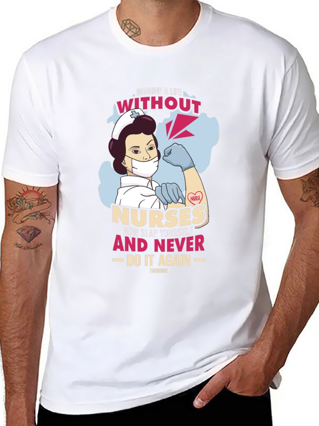 Nurse Graphic Tee - Imagine Life Without Nurses