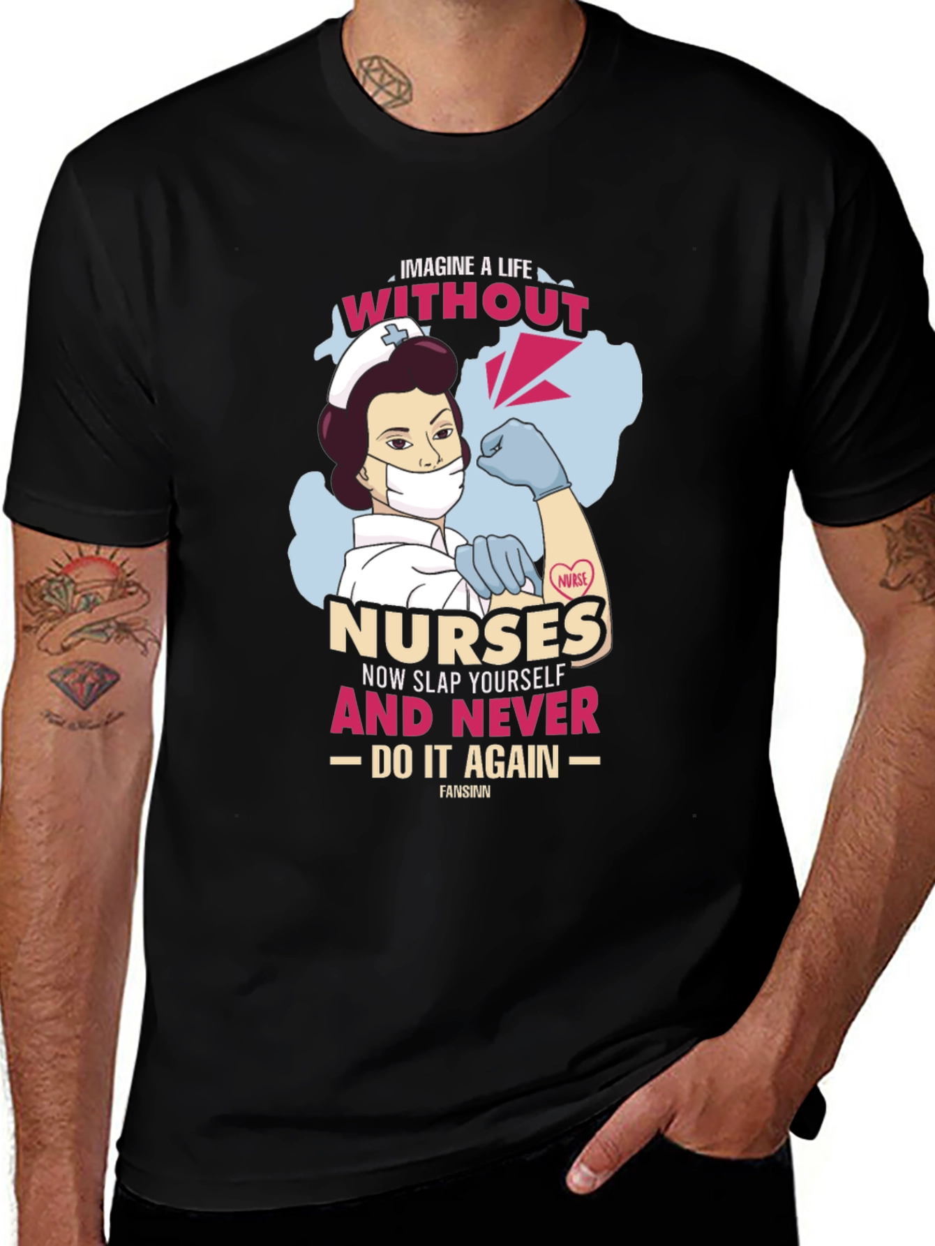 Nurse Graphic Tee - Imagine Life Without Nurses
