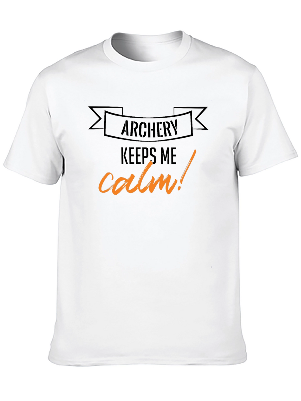 Archery Keeps Me Calm T-Shirt - Black