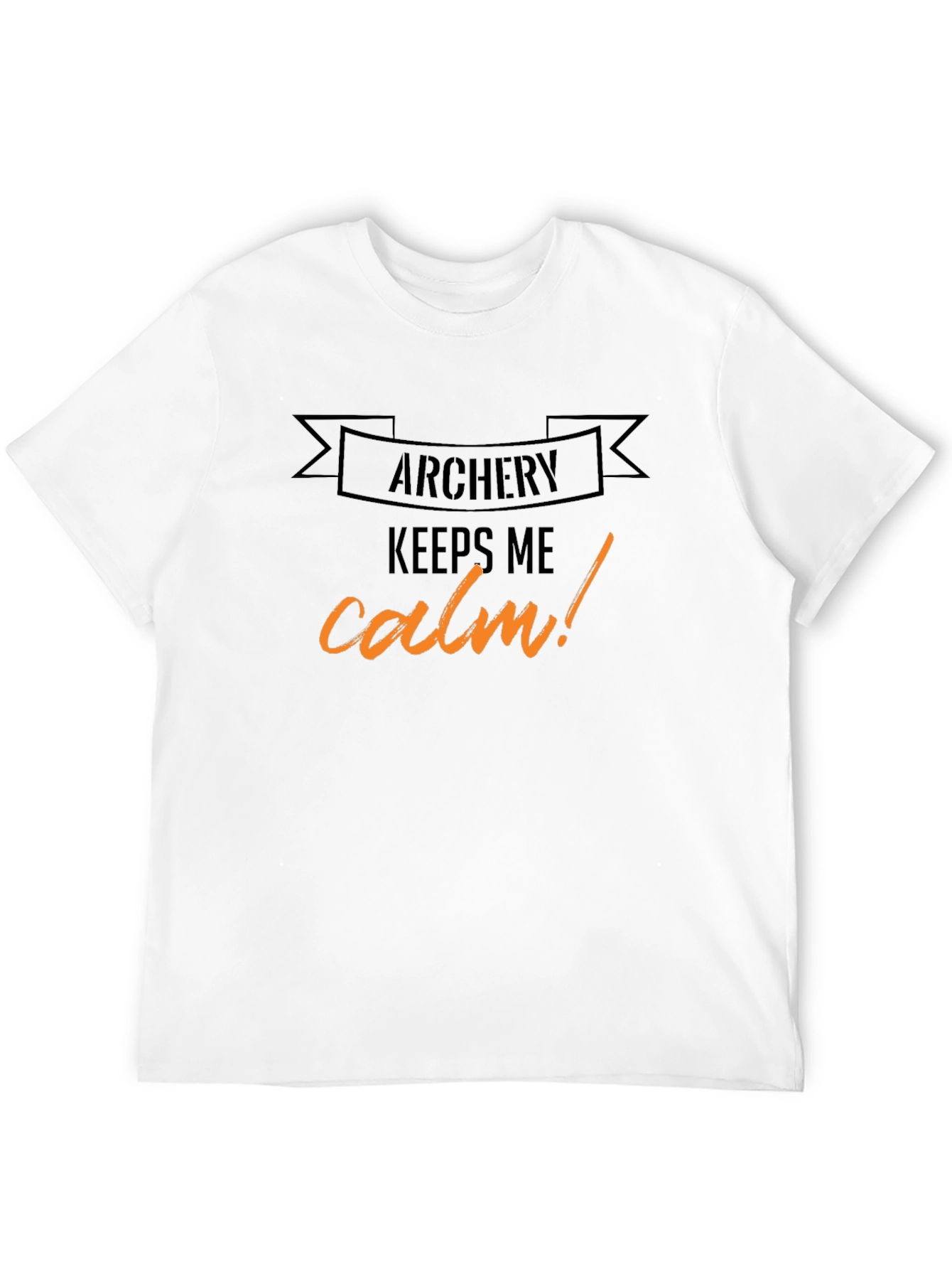 Archery Keeps Me Calm T-Shirt - Black