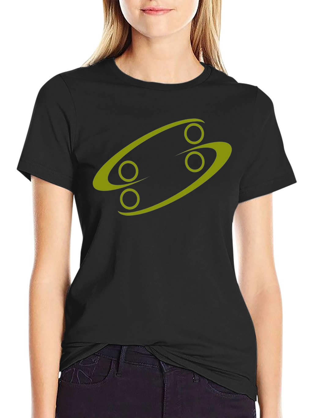 Abstract Graphic Print Mens T-Shirt