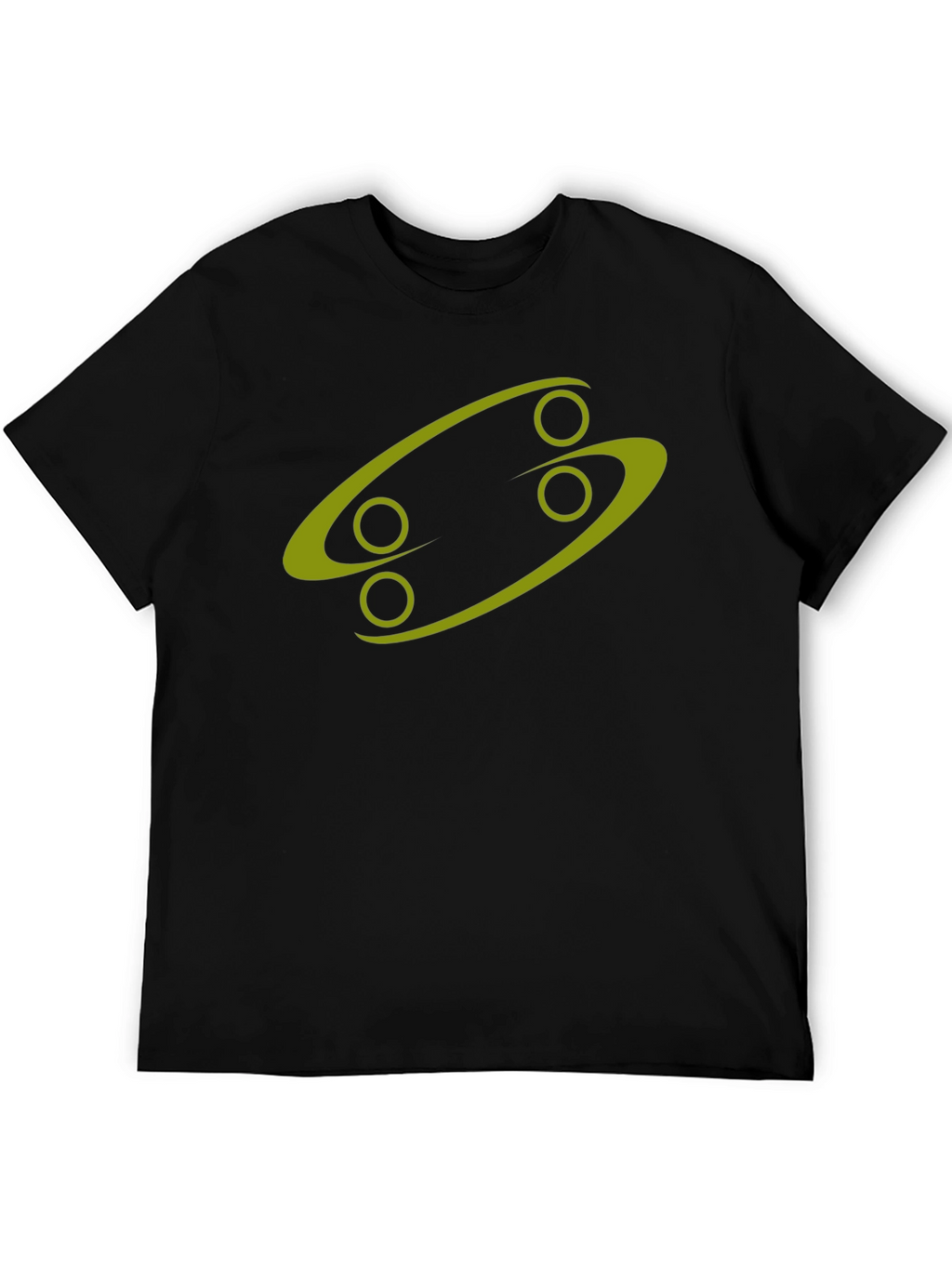 Abstract Graphic Print Mens T-Shirt