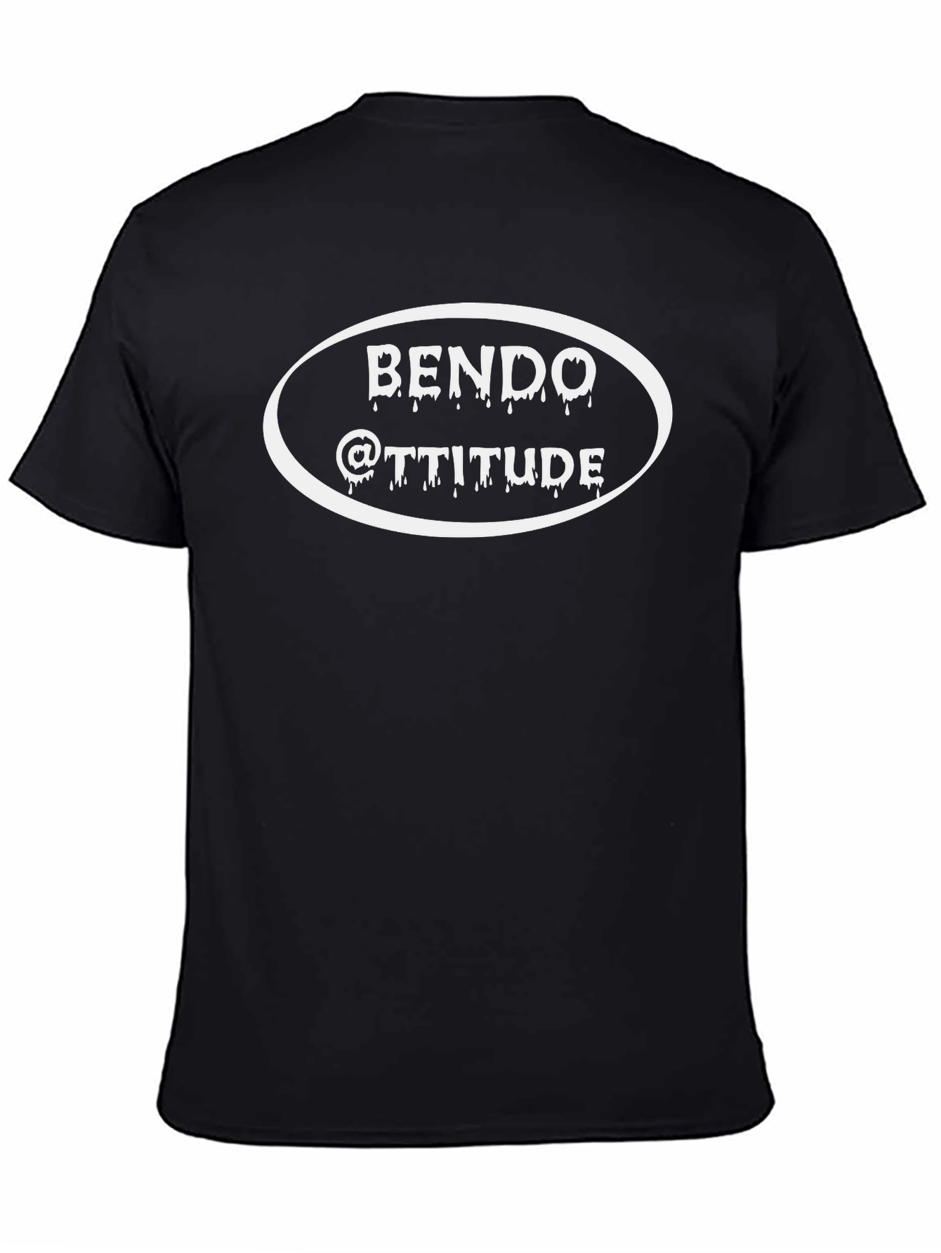 BENDO @TTITUDE Black Graphic Tee