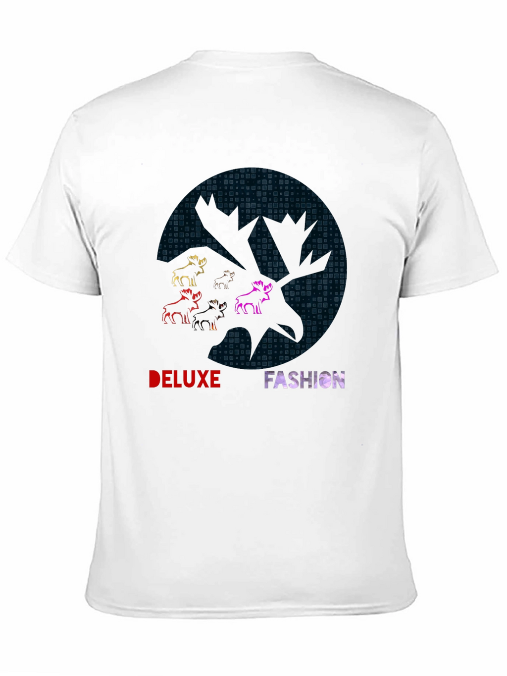 Deluxe Fashion Graphic Print Black T-Shirt