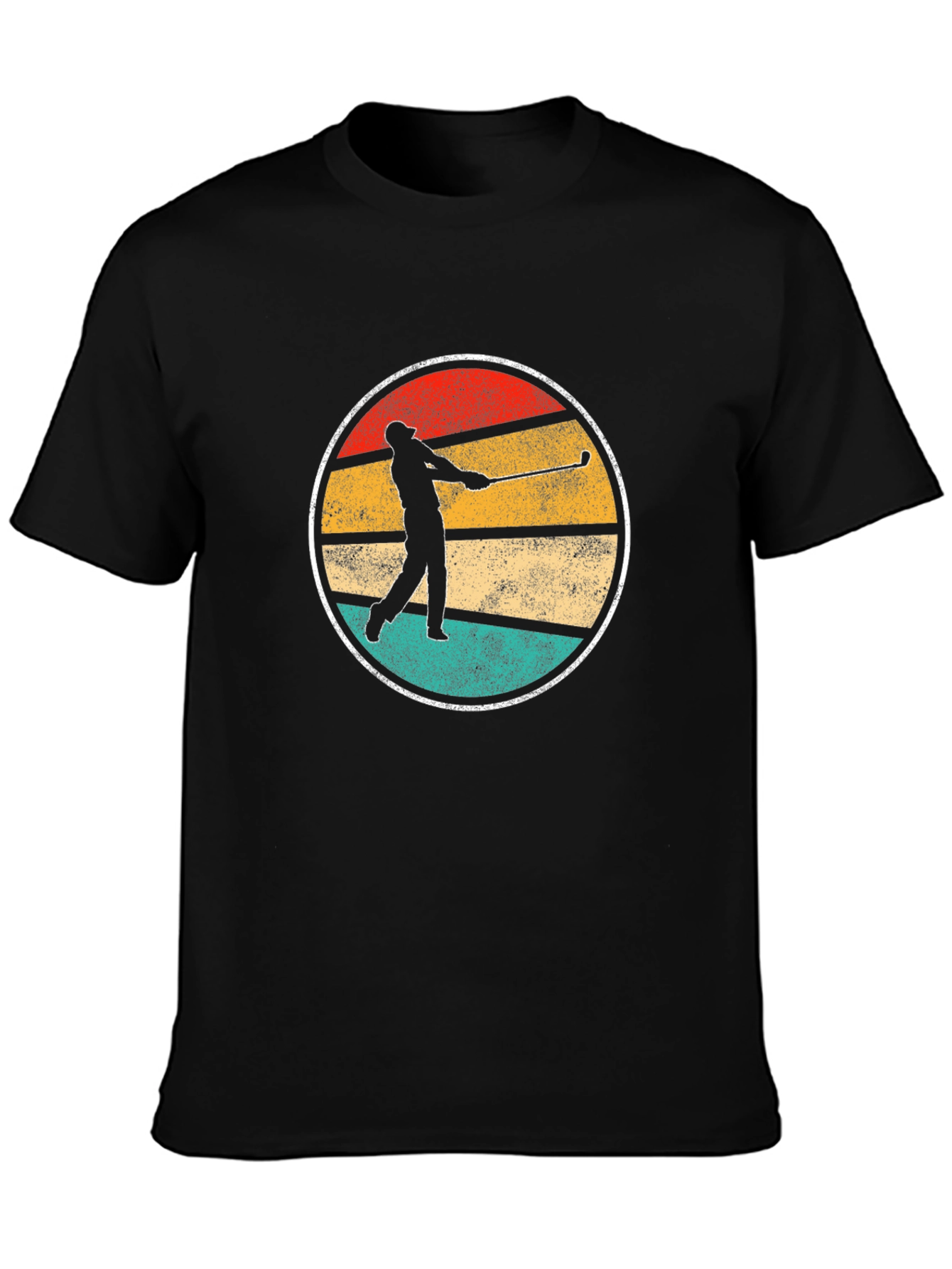 Vintage Golfer Graphic Tee - Retro Style