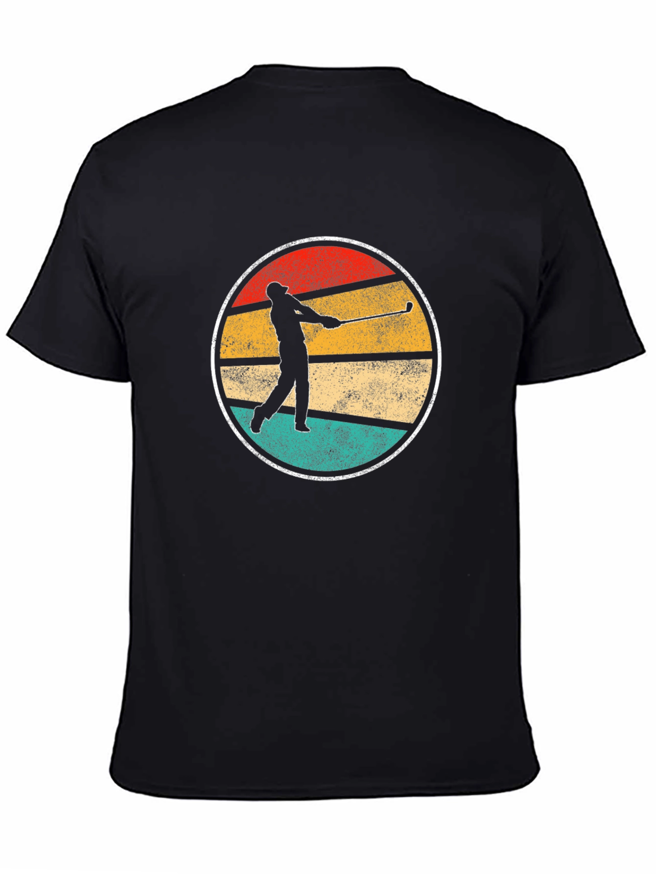 Vintage Golfer Graphic Tee - Retro Style