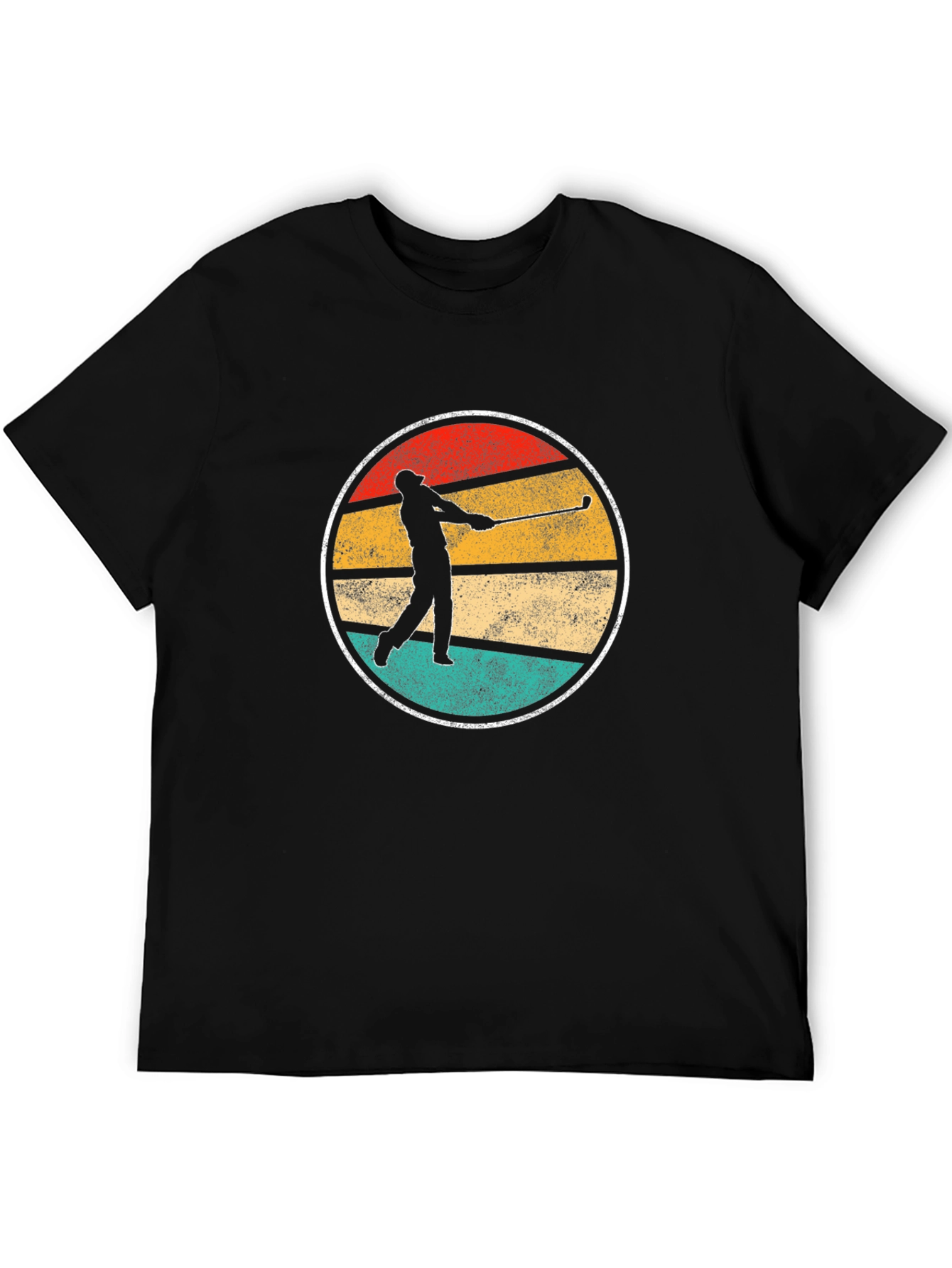 Vintage Golfer Graphic Tee - Retro Style
