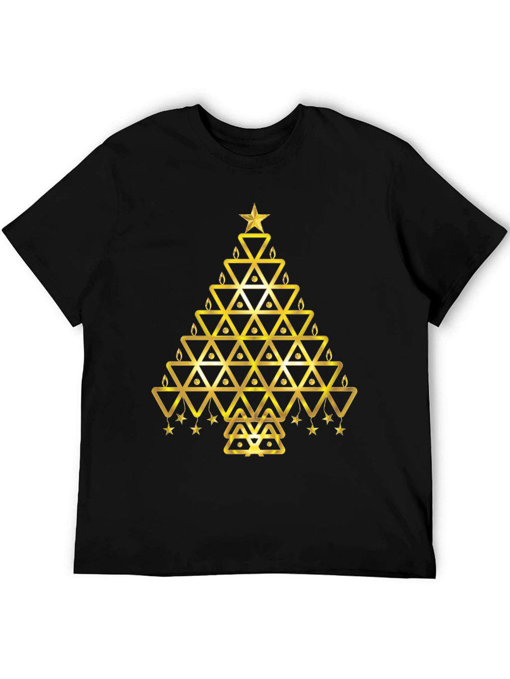 Golden Triangle Christmas Tree Graphic Tee