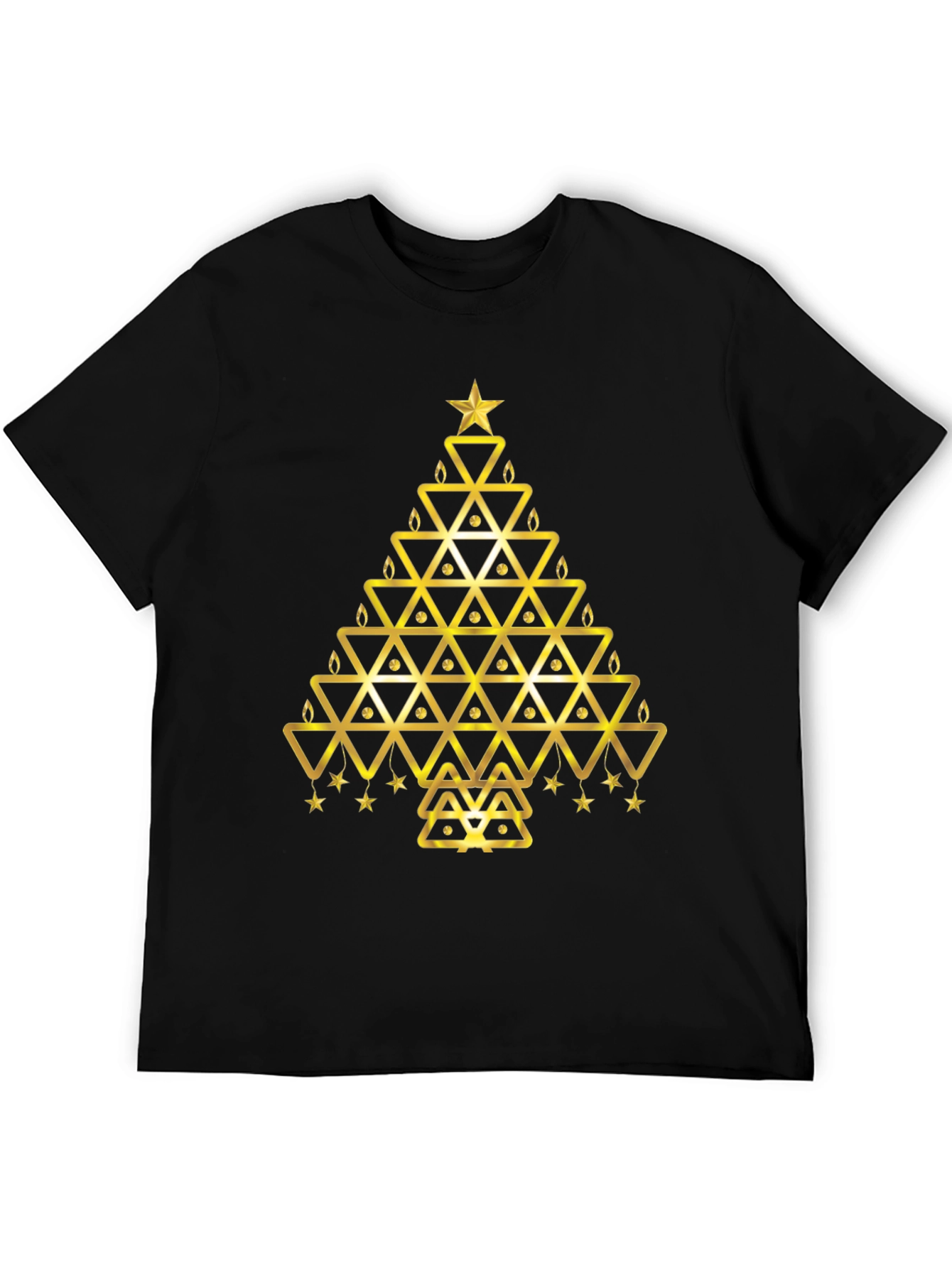 Golden Triangle Christmas Tree Graphic Tee