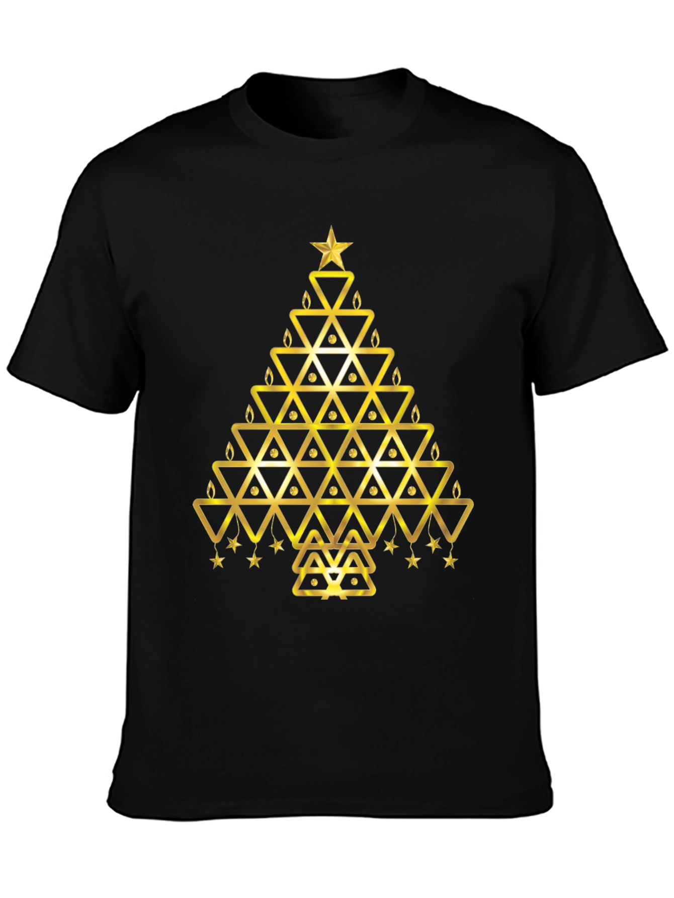 Golden Triangle Christmas Tree Graphic Tee