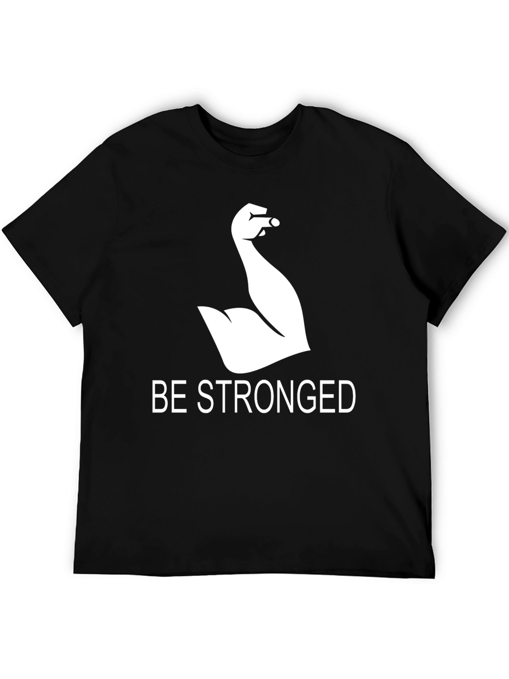 Be Stronged Graphic T-Shirt - Black