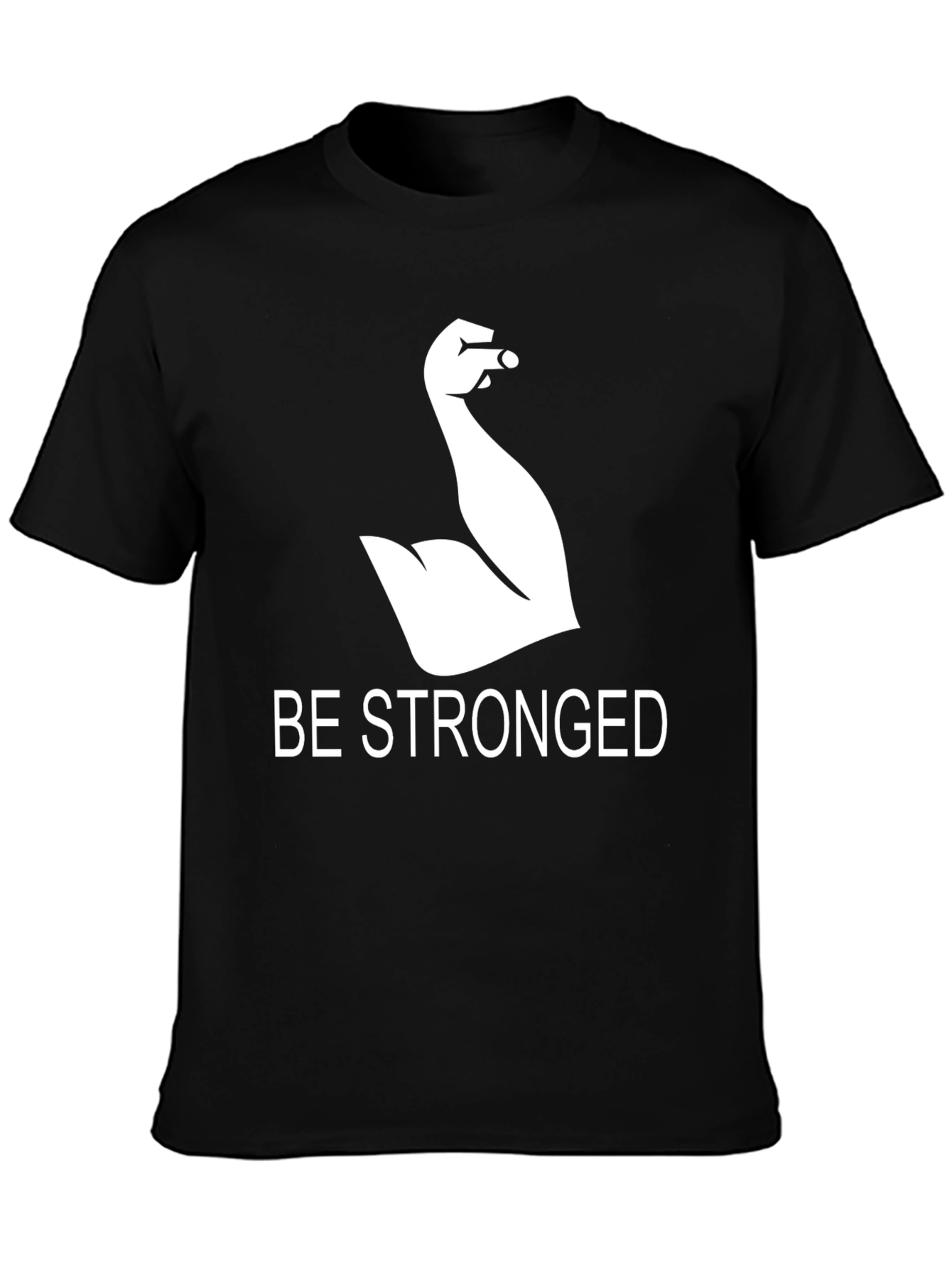 Be Stronged Graphic T-Shirt - Black
