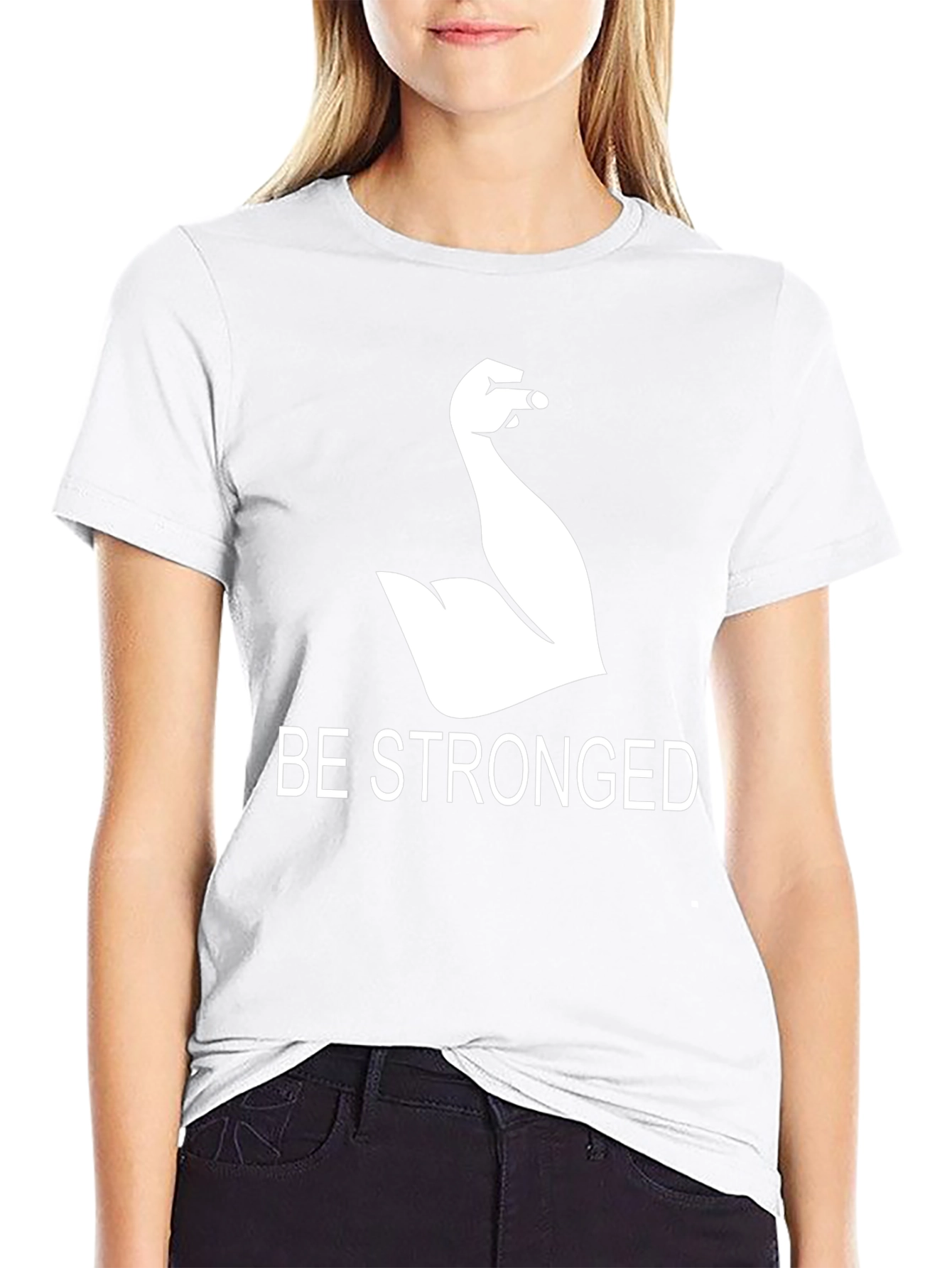 Be Stronged Graphic T-Shirt - Black